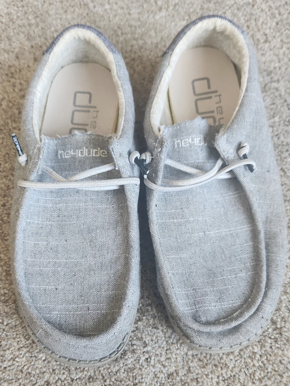 Hey Dude Kids Lightweight Grey Slip-On Shoes